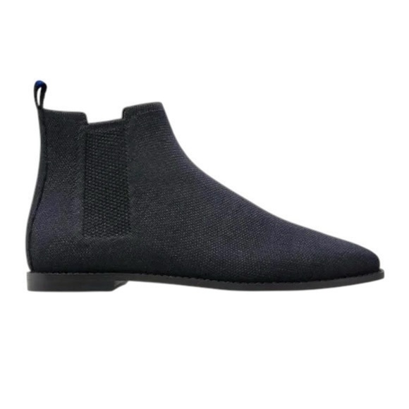Rothy's Shoes - ROTHY’S The Merino Wool Glove Chelsea Ankle Boot in Onyx Black